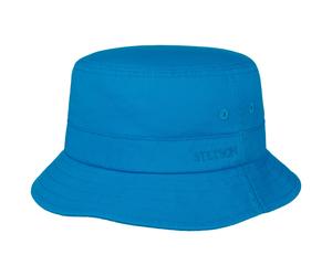 Cotton Twill Bucket Hut mit UV-Schutz by Stetson blau M (56-57 cm)