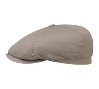 Cotton Twill Flatcap by Stetson taupe M (56-57 cm)