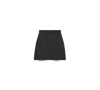 Armedangels - COTTON-WOOL MINI KNIT SKIRT steel melange - Gr. - XS