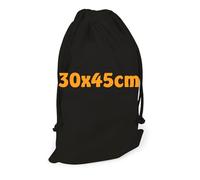 Cottonbagjoe Stoffbeutel aus Baumwolle 30 × 45 cm mit Kordelzug - großer Baumwollbeutel als Schuhbeutel, Wäschebeutel oder Aufbewahrungsbeutel