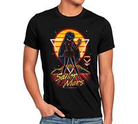 CottonCloud Sailor Mars Herren T-Shirt Moon Anime Manga Cosplay Crystal, Größe:M