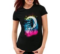 CottonCloud Sailor Storm Damen T-Shirt Moon Anime Manga Cosplay Crystal, Größe:XXL