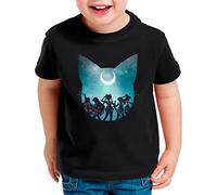 CottonCloud Sailor Storm T-Shirt für Kinder Moon Anime Manga Cosplay Crystal, Größe:116
