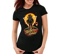CottonCloud Sailor Venus Damen T-Shirt Moon Anime Manga Cosplay Crystal, Größe:2XL