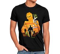 CottonCloud Star Adventure Herren T-Shirt Bizarre Anime Japan Manga Jojos, Größe:L