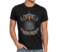 CottonCloud Würfel Fighter Herren T-Shirt Dungeon Tabletop Dragons d20, Größe:XL