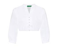 Country Line Dirndlbluse mit 3/4-Arm Weiß (Größe: 38) 38 weiß