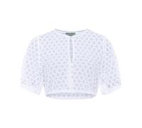 Country Line Dirndlbluse mit Ajour-Muster Weiß (Größe: 40) 40 weiß