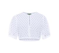 Country Line Dirndlbluse mit Ajour-Muster Weiß (Größe: 36) 36 weiß