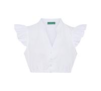 Country Line Dirndlbluse mit Flügelärmel Weiß (Größe: 40) 40 weiß