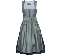 Country Line Midi Dirndl Hellblau/Grünblau (Größe: 46) 46 blau