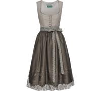 Country Line Midi-Dirndl natur/schlamm (Größe: 46) 46 grau