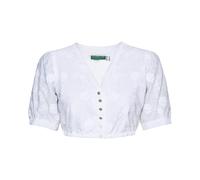 Country Line V-Dirndlbluse Weiß (Größe: 40) 40 weiß
