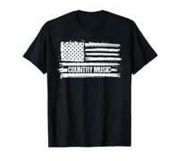 Country Music American Flag Deep South Musical Gift T-Shirt