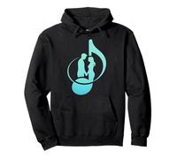 Couple in Love Musiknote, Romantisches Musikdesign Pullover Hoodie