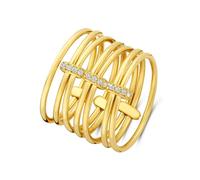 Cour d'Honneur Adora Ring, 52, Gold Gold Zirkonia, Zirkonia