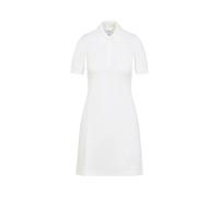 Courrèges - A-Line White Cotton Dress With Polo Collar - Größe XS - weiß