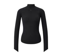 Courrèges - Gerippter Pullover mit Turtleneck - Größe XS - schwarz