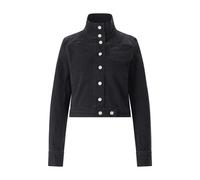 Courrèges - Jeansjacke mit Logo - Größe 34 - schwarz