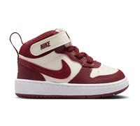 Nike Kinder Sneaker Court Borough Mid 2 (TDV) CD7784-013 23.5 Soft Pearl/Dark Team Red