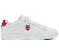 K-Swiss Sneaker Court Shield II Herren Leder Weiß/Peacoat/Mars rot Gr. 42