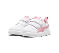 PUMA Baby-Mädchen COURTFLEX V3 Dotty V INF Sneaker, White-PINKSCAPE-Silver Mist, 20.5 EU