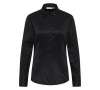 ETERNA LANGARM BLUSE MODERN CLASSIC SLIM FIT COVER SHIRT TWILL SCHWARZ UNIFARBEN 44