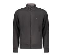 Coveri Moving Schwarzes Baumwoll-Sweatshirt für Herren 2XL