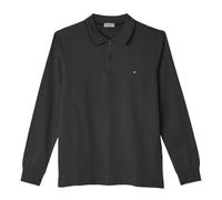 Coveri Polo Men A Lange Ärmel Warme Baumwolle Plüsch Winter M L XL XXL 3XL (XL - Grau)