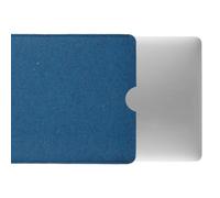 CoverKingz Filz Hülle für Apple MacBook Air 13.6 Zoll (M2) - Notebook Tasche handgefertigt aus Wollfilz - hochwertige Laptophülle aus 100% Schurwolle - Moderne Handmade Filzhülle Case Blau