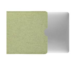 CoverKingz Filz Hülle für MacBook Pro 16" - Notebook Tasche handgefertigt aus Wollfilz - hochwertige Laptophülle aus 100% Schurwolle - Moderne Handmade Filzhülle Case Grün