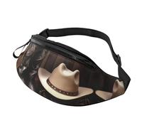 Cowboy-Gürteltasche für Herren und Damen, leicht, verstellbar, modische Hüfttasche für Reisen, Wandern, Laufen