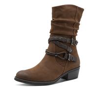 Cowboy Stiefelette MARCO TOZZI Gr. 41, braun (dunkelbraun) Damen Schuhe (63191936-41) dunkelbraun