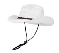 Cowboyhut Unisex Strohhut Westernhut Cowgirlhut Stroh Panamahüte Sommerhut Sonnenhut Piratenhut Strandhut Fischerhut für Damen Herren Erwachsener