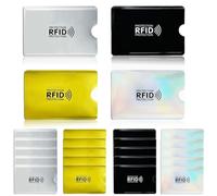 COYUN 24 Stück RFID-Kartenhalter, Blockierende Hüllen für Kreditkarten, Bunte Kartenhüllen, ID-Kartenschutz, Schutzhülle Kreditkartenhülle Bunt, Diebstahlsichere Geldbörsen für Damen und Herren