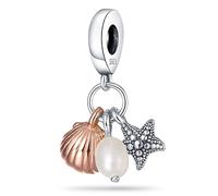 CQWVB Charm Anhänger Damen 925 Sterling Silber für Armband Charms Beads passend für Pandora Armband und Halskette, Kompatibel mit Europäischen Armbänder für Frauen Mädchen
