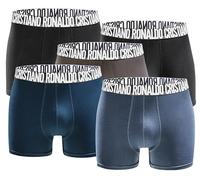 CR7 - 5er Pack Boxershorts Trunk Herren - by Cristiano Ronaldo - Black-Grey-Mix - Gr. M