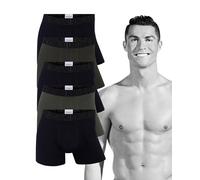 CR7 Boxershorts Herren Baumwolle - Cristiano Ronaldo Premium Herren Unterhosen - Männer Baumwoll Boxershorts Set - Komfort & Style - 5er-Pack