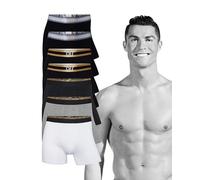 CR7 Boxershorts Herren Baumwolle - Cristiano Ronaldo Premium Herren Unterhosen - Männer Baumwoll Boxershorts Set - Komfort & Style - 7er-Pack