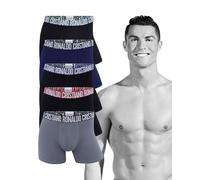 CR7 Boxershorts Herren Baumwolle - Cristiano Ronaldo Premium Herren Unterhosen - Männer Baumwoll Boxershorts Set - Komfort & Style - 5er-Pack