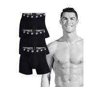 CR7 Cristiano Ronaldo 3P Men Trunk Schwarz/Weiß Baumwolle Large Herren