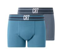 CR7 Christian Ronaldo Kinder Jungen Boxer, 2 Stück (Blau, 158/164)