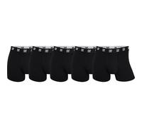 CR7 Herren Boxer Shorts, 5er Pack - Trunks, Reisetasche, Cotton Stretch, Logobund Schwarz L