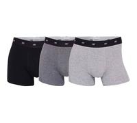 CR7 CR7 Herren Boxershorts, 3er Pack - Bambus-Viskose,Trunks, Cotton Stretch, Logobund (82130-49) S Schwarz/Grau