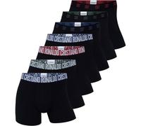 Cristiano Ronaldo CR7 Cr7 Boxershorts, 7er Pack Trunks, Cotton Stretch, Logobund für Herren - 2XL