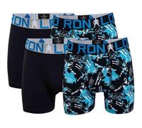 CR7 CR7 Jungen Boxershorts, 4er Pack - Trunks, Cotton Stretch, Logobund (TB_8400-51-4P) 122/134 Schwarz/Blau