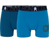 CR7 Cristiano Ronaldo 2P Boys Trunk Briefs Blau Baumwolle 134-140
