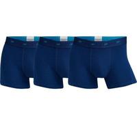 CR7 Herren Boxershorts, 3er Pack - Bambus-Viskose,Trunks, Cotton Stretch, Logobund Blau 2XL
