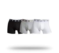 CR7 CRISTIANO RONALDO Herren Enganliegende Boxershorts (3er-Pack), Mehrfarbig (Schwarz/Grau/Weiß), 2XL
