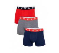 CR7 Cristiano Ronaldo 3P Men Trunk Marine/Rot Baumwolle X-Large Herren